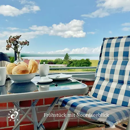 Apartment De Spant Mit Blick Auf Wattenmeer