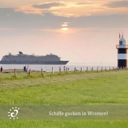 شقة De Spant Mit Blick Auf Wattenmeer *